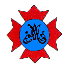 Escudo Venerable Hermandad De La Santisima Virgen De La Amargura Con San Juan Apostol